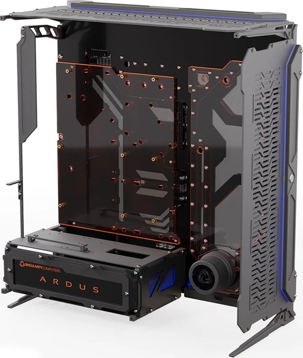 Singularity Computers Spectre 3.0 Ardus PowerBoard Limited Edition, schwarz, Acrylfenster