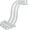 Glotrends Dual Reverse Riser Cable, gewinkelt, PCIe 5.0, 185mm, weiß Vorschaubild