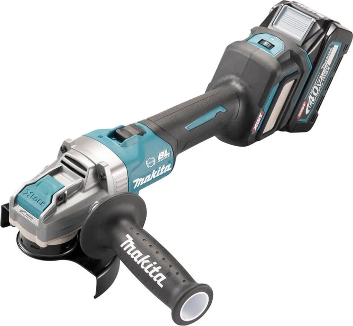 Makita GA041GM201 XGT Akku-Winkelschleifer inkl. MAKPAC + 2 Akkus 4.0Ah