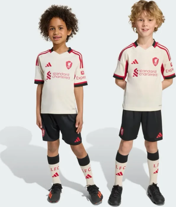 adidas Liverpool FC 2025/2026 Auswärtsausrüstung (Junior)