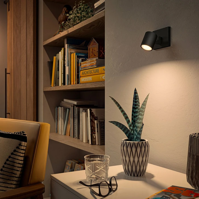 Philips Hue White Ambiance Runner Spot 1-flammig schwarz