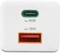 Hama GaN Schnellladegerät, USB-C/USB-A, 1x USB-C + 1x USB-A, 45W, weiß Vorschaubild