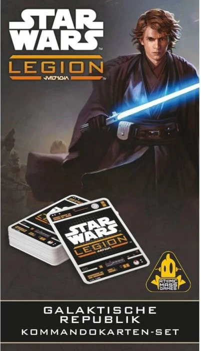 Star Wars Legion - Galaktische Republik Kommandokarten-Set