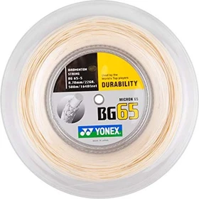 Yonex BG65 Badmintonsaite amber 10m