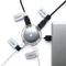 LABEL THE CABLE LTC Mini Tags Klett-Kabelbinder, schwarz, 10er-Pack Vorschaubild