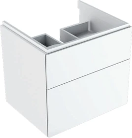 Geberit Xeno² Unterschrank für Waschtisch 58x53x46.2cm, 2 Schubladen, weiß