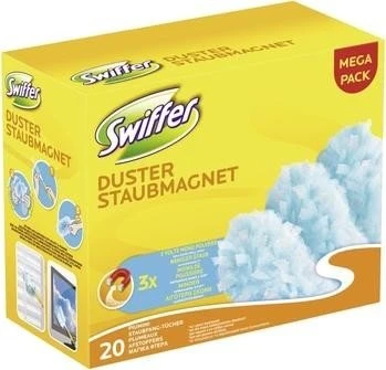 Swiffer Staubmagnet Tücher Nachfüllpack, 25 Stück (5x 5 Stück)