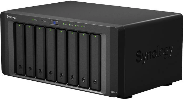 Synology DiskStation DS1813+ 16TB, 2GB RAM, 4x RJ-45 1000Base-T, 2x USB-A 3.0