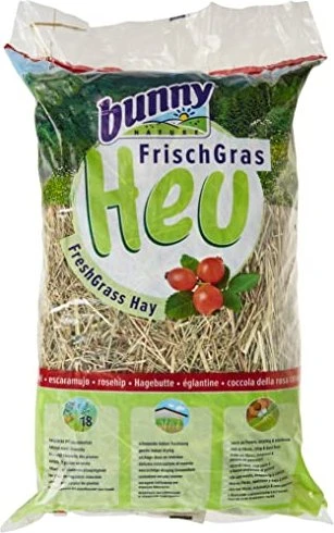 bunny Allgäuer Frisch Gras Heu mit Hagebutten