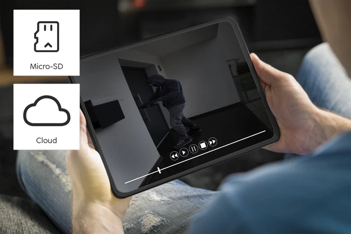 Hama Outdoor IP-Kamera mit Licht- und Bewegungsmelder