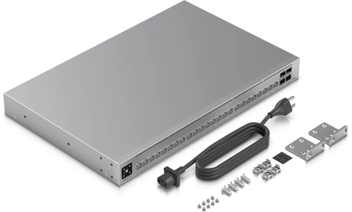 Ubiquiti UniFi Pro HD 24 Rackmount 2.5G Smart Switch, 24x RJ-45, 4x SFP+