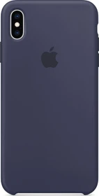 Apple Silikon Case für iPhone XS Max mitternachtsblau