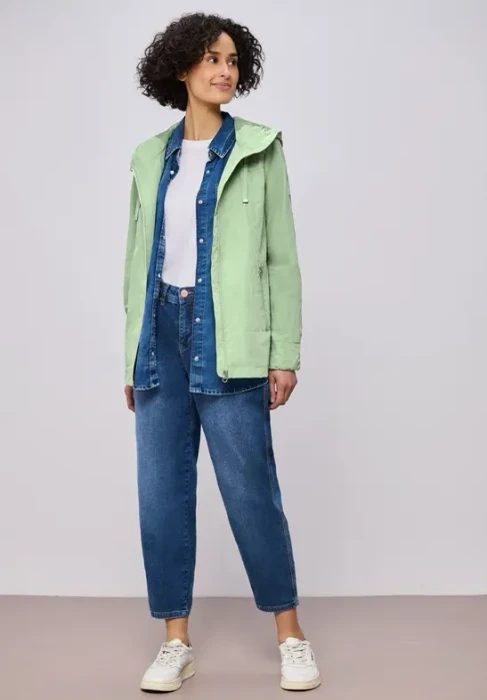 Street One Kapuze und Zipper Jacke bright pistacchio (Damen)