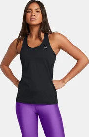 Under Armour HeatGear Armour Racer Funktionsshirt ärmellos schwarz/weiß (Damen)