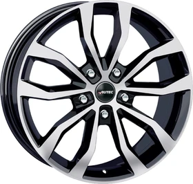 Autec Typ U Uteca 8.5x19 5/120 ET46 schwarz poliert