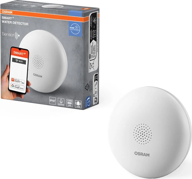 Osram SMART+ WiFi Wasser Detektor, Wassermelder