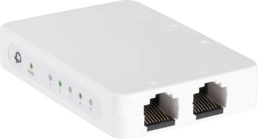 Renkforce Superslim Desktop Switch, 5x RJ-45