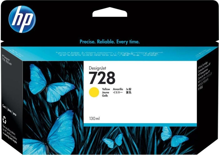 HP Tinte 728 gelb hohe Kapazität