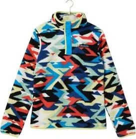Columbia Helvetia II Half Snap Fleece mit Print Pullover compass blue reflections/compass blue (Junior)