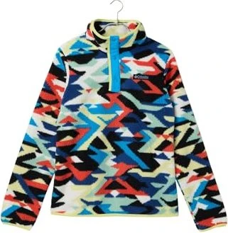 Columbia Helvetia II Half Snap Fleece mit Print Pullover compass blue reflections/compass blue (Junior)