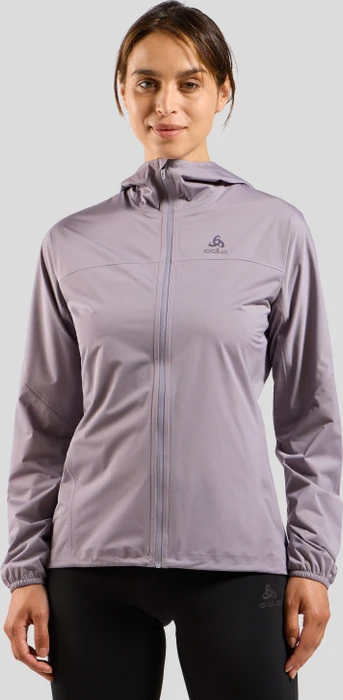 Odlo Waterproof X-Alp Performance Knit Laufjacke gray ridge (Damen)
