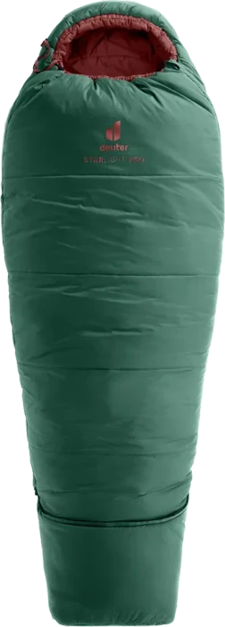 Deuter Starlight Pro Mumienschlafsack seegreen/redwood (Junior)