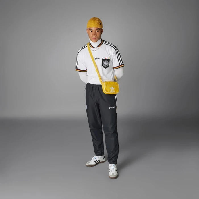 adidas DFB 1996 Woven Trainingshose lang schwarz/weiß