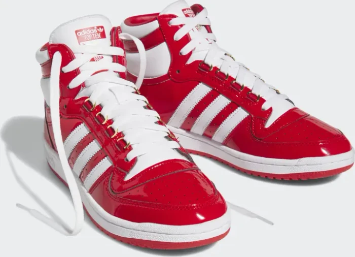 adidas Top Ten RB better scarlet/cloud white/gold metallic