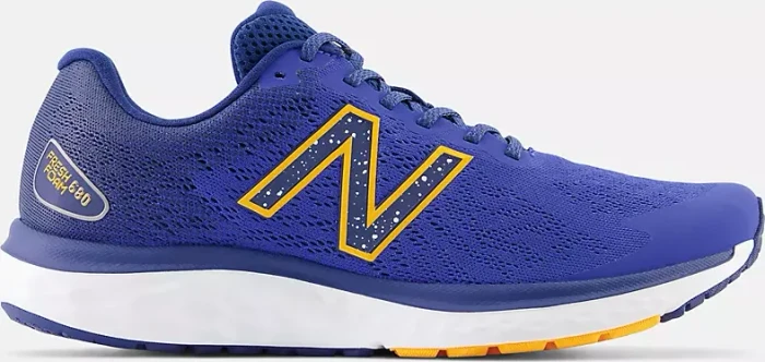 New Balance Fresh Foam 680v7 marine blue/night sky/hot marigold (Herren)