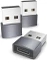 Syntech USB-Adapter, USB 2.0, 480Mb/s, USB-C 2.0 [Buchse] auf USB-A 2.0 [Stecker], Space Gray, 3er-Pack Vorschaubild