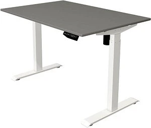 Kerkmann Move 1 elektrisch höhenverstellbarer Sitz-Steh-Schreibtisch 120x80cm graphit/weiß