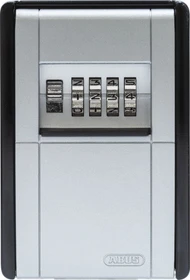 ABUS KeyGarage 787 zur Wandmontage Schlüsselkasten, schwarz/silber, mechanische Zahlenkombination