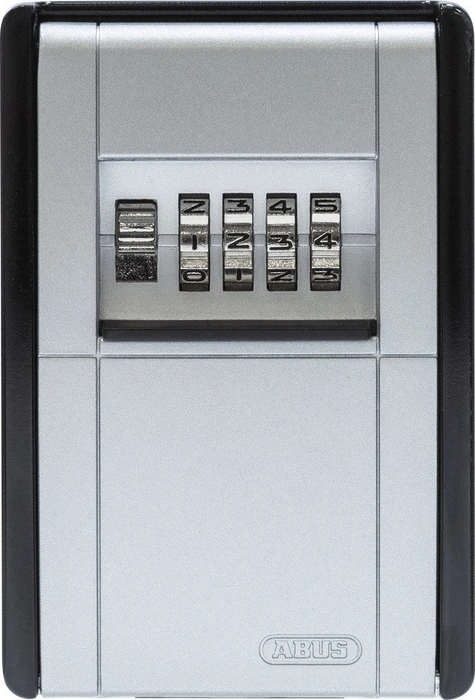 ABUS KeyGarage 787 zur Wandmontage Schlüsselkasten, schwarz/silber, mechanische Zahlenkombination