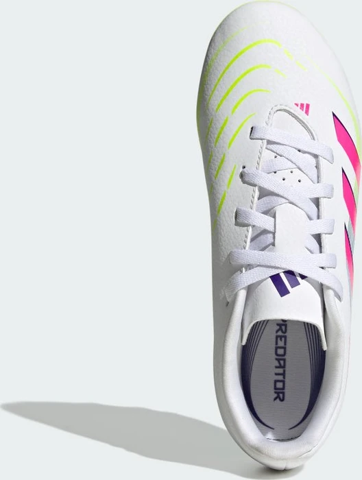 adidas Predator Club MG cloud white/lucid pink/lucid lemon (Junior)