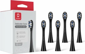 Oclean Kids Delicate Care Ersatzbürste schwarz, 6 Stück