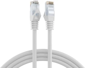 EFB Elektronik CCA Patchkabel, Cat6, U/UTP, RJ-45/RJ-45, 0.25m, weiß