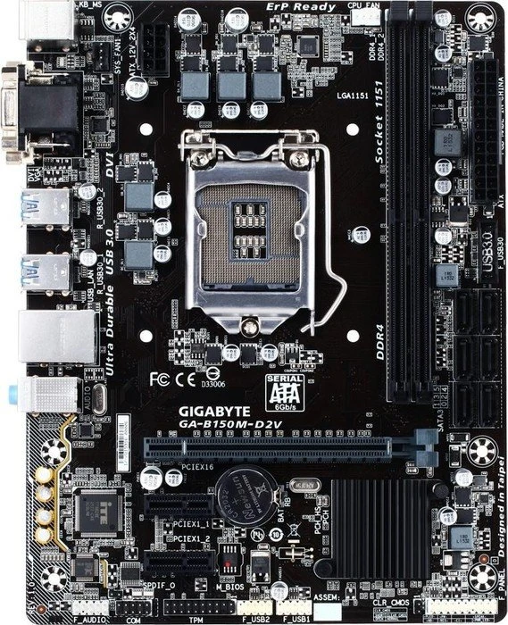 GIGABYTE GA-B150M-D2V (Intel 1151)