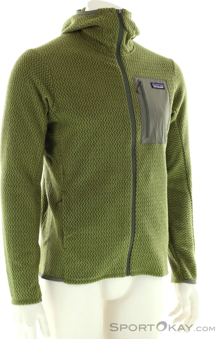 Patagonia R1 Air Fleece Full-Zip Hoody Jacke caper green (Herren)