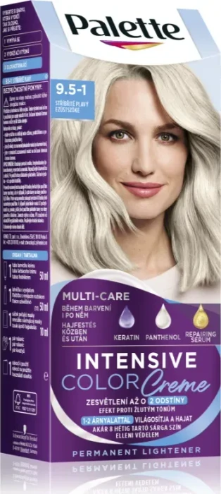 Schwarzkopf Palette Intensive Color Creme Haarfarbe 9.5-1 c9 silver blond, 110ml