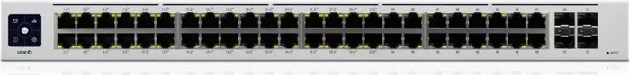 Ubiquiti UniFiSwitch 48 Rackmount Gigabit Managed Switch, 48x RJ-45, 4x SFP, 195W PoE+