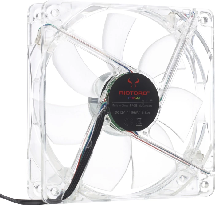 Riotoro Prism RGB Fan, LED-Steuerung, Lüftersteuerung, 120mm, 2er-Pack