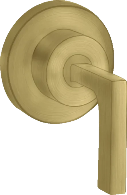 Hansgrohe Axor Citterio Absperrventil Unterputz mit Hebelgriff brushed brass