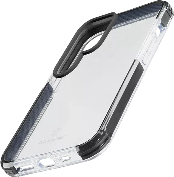 Cellularline Tetra Force Strong Guard für Samsung Galaxy S23 Ultra schwarz/transparent