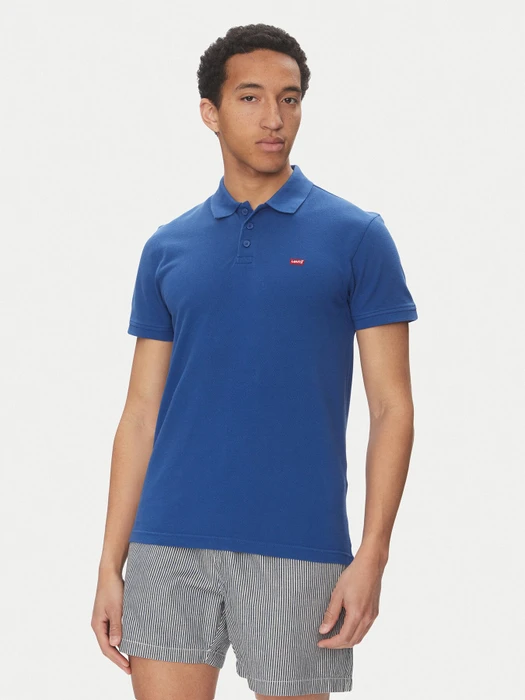 Levi's Housemark Poloshirt kurzarm true blue pique (Herren)