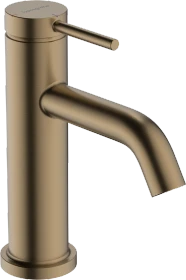 Hansgrohe Tecturis S Einhebel-Waschbeckenarmatur 80 CoolStart EcoSmart+ mit Zugstangen-Ablaufgarnitur brushed bronze