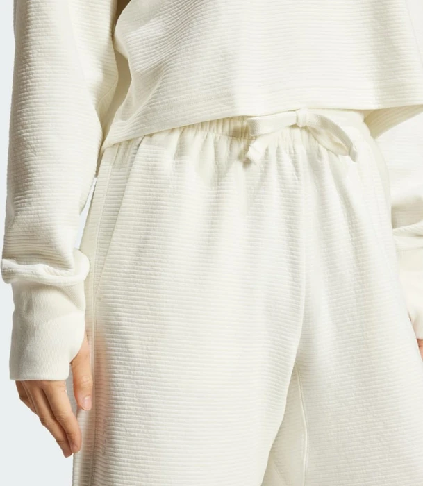 adidas ALL SZN Rib Wide Leg Trainingshose 7/8 off white (Damen)