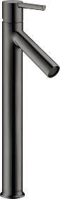 Hansgrohe Axor Starck Einhebel-Waschtischmischer 250 mit Hebelgriff für Aufsatzwaschtische mit Ablaufgarnitur polished black chrome