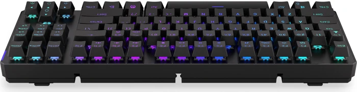 Endorfy Thock TKL Wireless, PBT, LEDs RGB, hot-swap, Black, Kailh Box BLACK, USB/Bluetooth, US