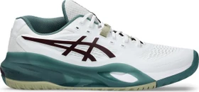 Asics Gel-Resolution X white/dark aubergine (Herren)