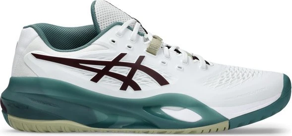 Asics Gel-Resolution X white/dark aubergine (Herren)